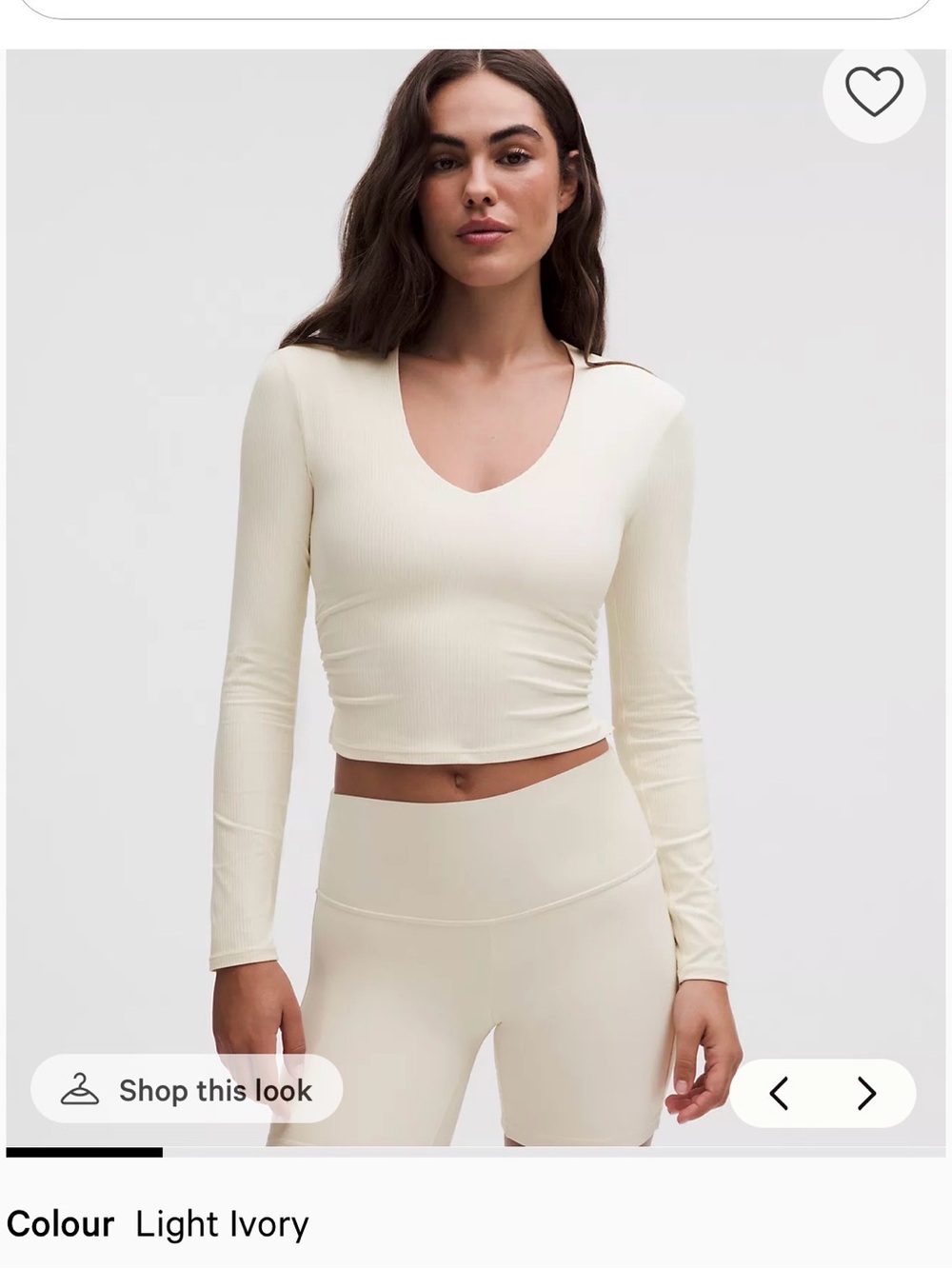 Lululemon Athletica All It Takes V-Neck B-D Cup - Ribbed Nulu Top